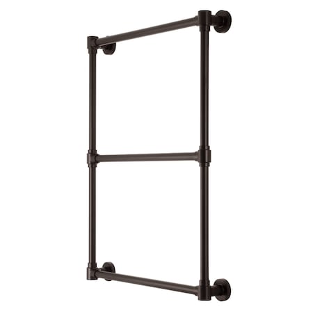Kingston Brass 24" x 32" Wall Mount Towel Rack, Oil Rubbed Bronze DTM322435